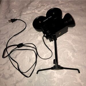 VINTAGE Hollywood Studio Movie Camera Desk Lamp Projector Light Tested Working